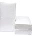 Servet 210 x 270 mm 1-laags wit papier (ongevouwen 90 x120 mm | prijs & verp per 6.000 stuks