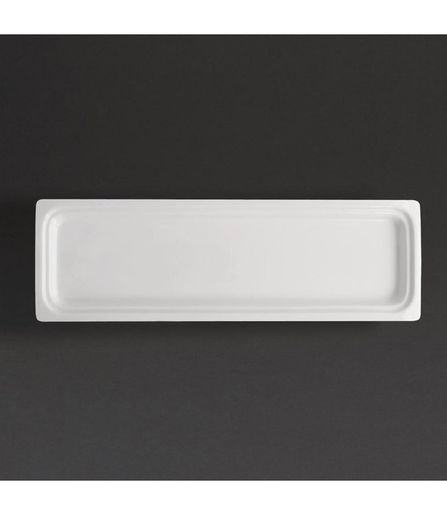 Gastronormschaal 2/4GN-30 mm 530 x 162 x 30 mm - Porselein