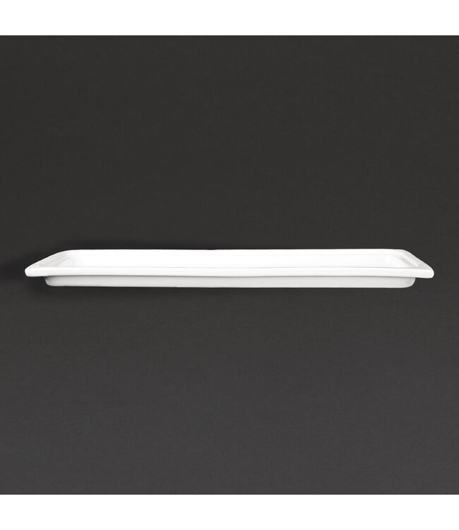 Gastronormschaal 2/4GN-30 mm 530 x 162 x 30 mm - Porselein