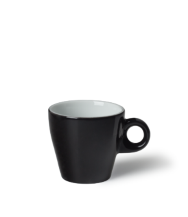 Koffiekop GINO laag 18 cl zwart - Langenthal