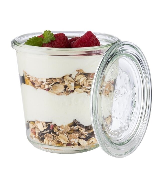 Weckpot met deksel 29 cl 90 x 90 x 90 mm | prijs & verp per 6 stuks