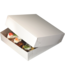 Gebaksdoos 200 x 200 x 80 mm duplex wit - Karton | prijs & verp 100 stuks
