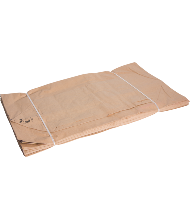 Afvalzak 70X110 cm 140 ltr Papier | prijs & verp per 25 stuks