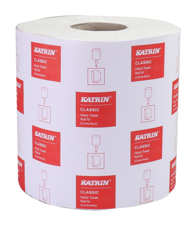 Poetspapier midi 205 mm x 300 mtr 1-lgs wit | prijs & verp per 6 stuks