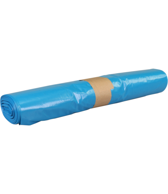 Afvalzak 580 x 1000 mm LDPE T45/39my blauw gerecycled | prijs & verp per 300 stuks