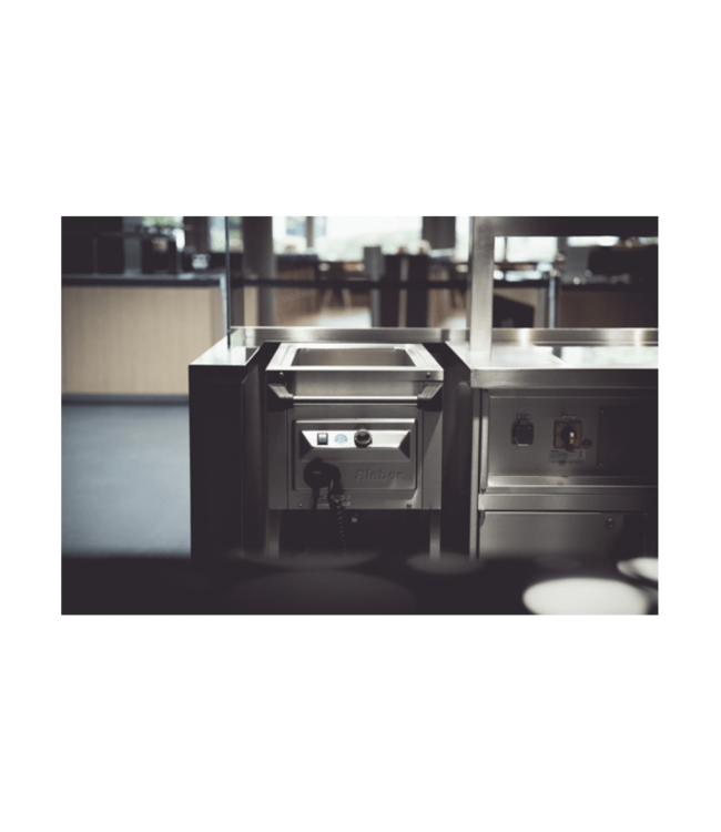 Voedseluitschepwagen 1 x 1/1GN 758 x 475 x 900 mm ZUB 1 - Rieber