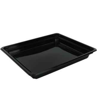 Sushischaal PET 171 x 143 x 22 mm zwart | prijs & verp per 600 stuks