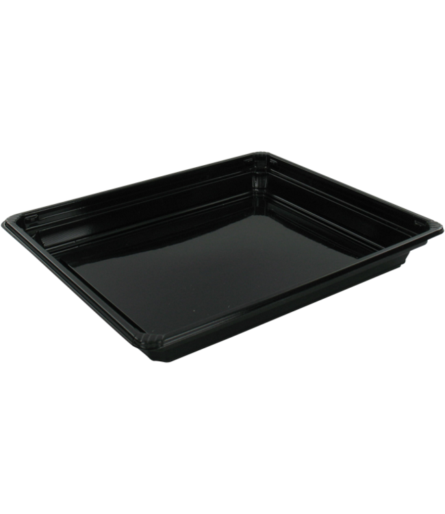 Sushischaal PET 171 x 143 x 22 mm zwart | prijs & verp per 600 stuks