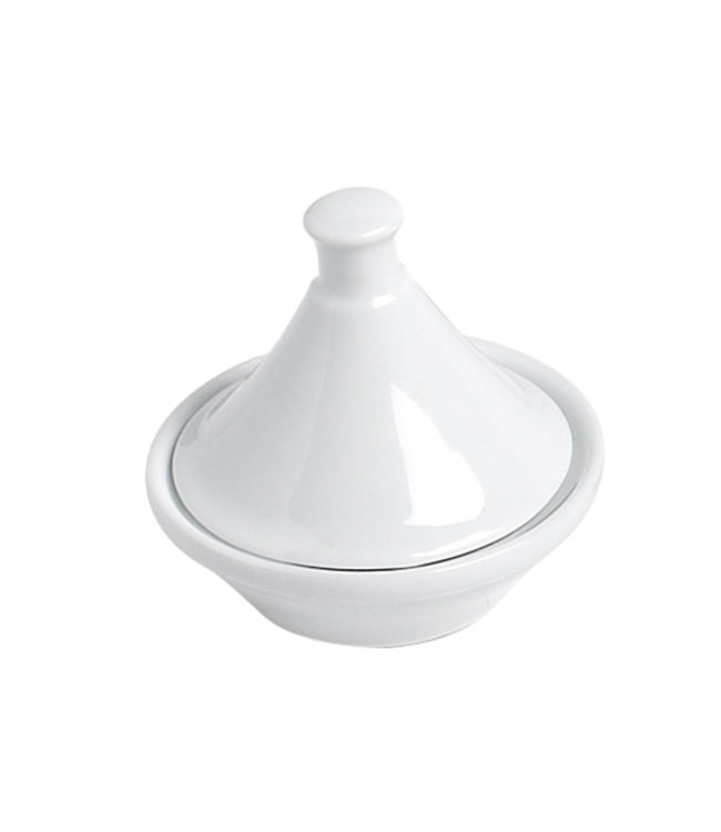 Mini apero tajine wit Ø 70 x (h) 70 mm - Cosy & Trendy | prijs & verp per 6 stuks