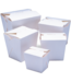 Fold-pak Bak disp karton 750 ml oosterse maaltijdbak 79 x 67 x 101 mm wit | prijs & verp per 450 stuks