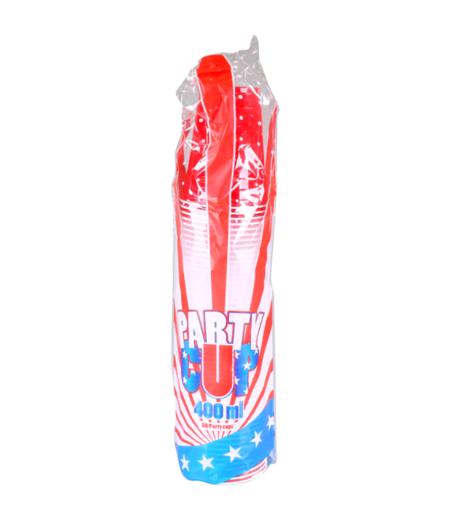 Beker disp PS 40 cl partycup rood | prijs & verp per 50 stuks