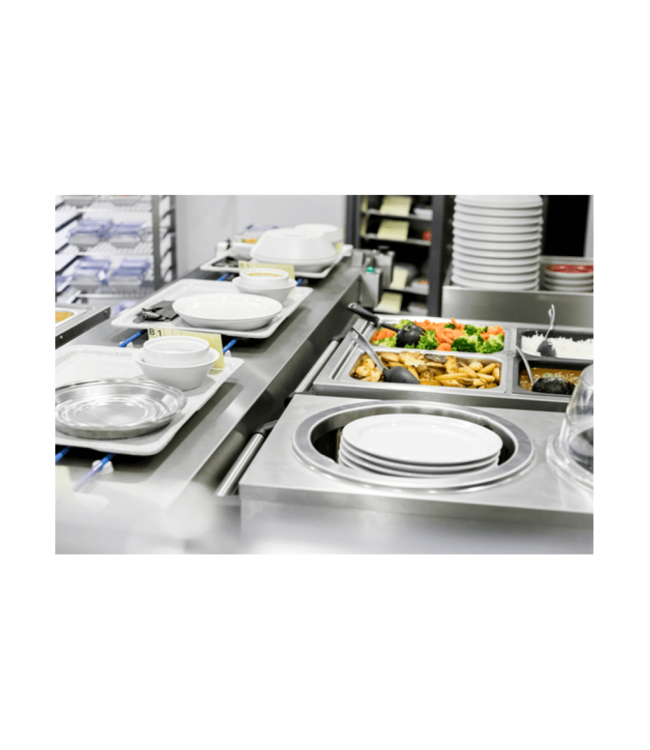 Voedseluitschepwagen 3 x 1/1GN 1227 x 675 x 900 mm ZUB 3 - Rieber