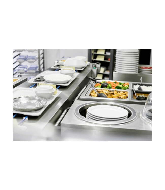 Voedseluitschepwagen 4 x 1/1GN 1562 x 675 x 900 mm ZUB 4 - Rieber