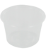 Sausbakje disp PP 10 cl  Ø 72 x (h) 44 mm transparant portiecup | prijs & verp per 1.000 stuks