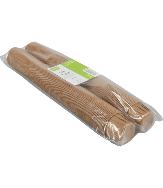 Sausbakje disp 2,5 cl  Ø 43 x (h) 30 mm bruin - Papier | prijs & verp per 250 stuks