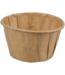 Sausbakje disp 11 cl Ø 72 x (h) 41 mm bruin - Papier | prijs & verp per 100 stuks