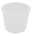 Bakje disp PP 40 cl Ø 101 mm rippelcup met deksel transparant | prijs & verp per 250 stuks