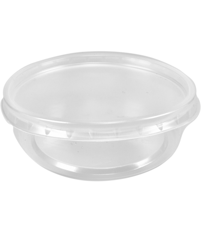 Deksel disp PP rond 101 mm transparant | prijs & verp per 1.000 stuks