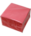 Servet 33x33 cm 2-laags roze 1/4 gevouwen - Papier | prijs & verp per 100 stuks