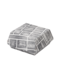 Hamburgerbox disp 115 x 115 x 70 mm wit/grijs - Karton/coating | prijs & verp per 300 stuks