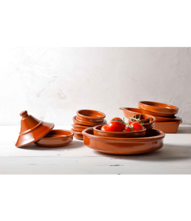 Ovenschaal 50 cl 180 x 140 x 45 mm rechthoekig bruin Classico - Tapas