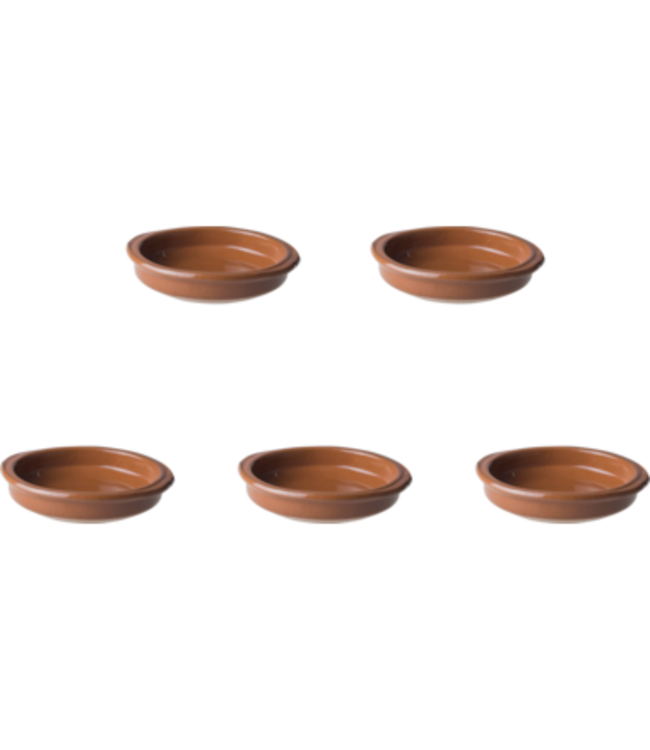 Ovenschaal 10 cl Ø 100 x (h) 30 mm bruin Classico - Tapas | prijs & verp per 5 stuks