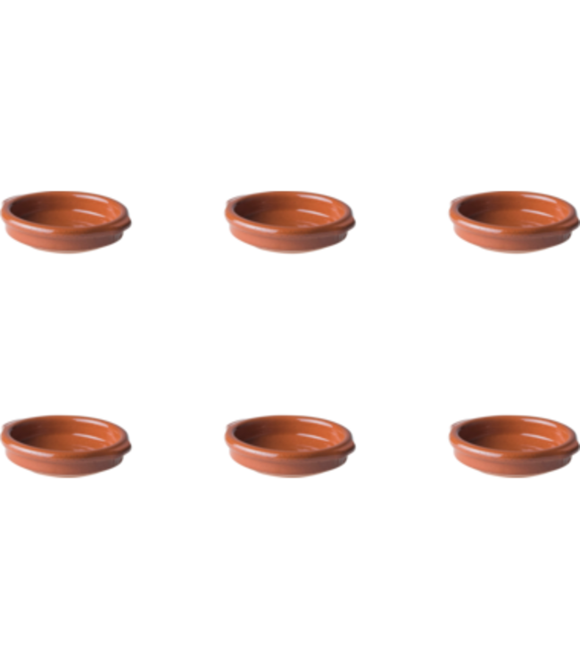 Ovenschaal Ø 80 x (h) 20 mm bruin Classico - Tapas | prijs & verp per 6 stuks