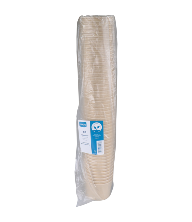 Ijsbeker disp 10 cl bamboepapier - Depa | prijs & verp per 50 stuks