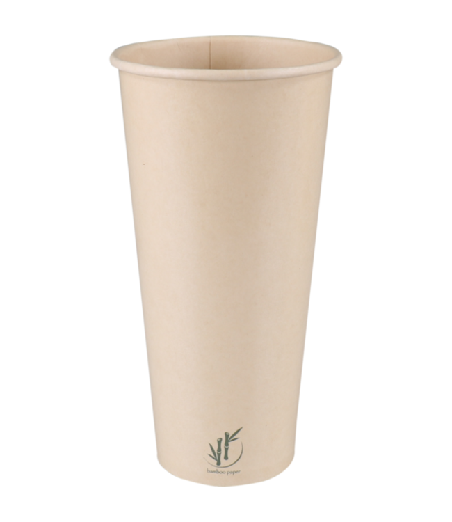 Milkshakebeker disp 50 cl bamboepapier - Depa | prijs & verp per 50 stuks
