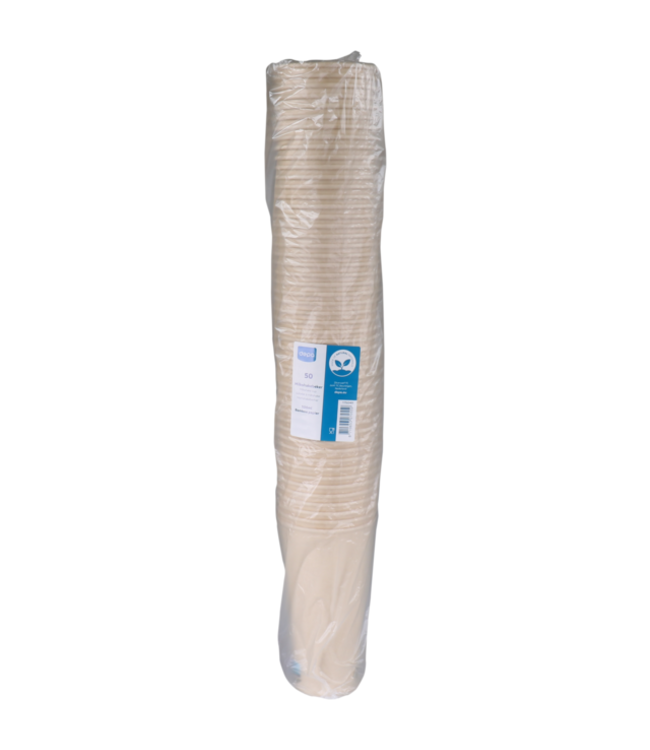 Milkshakebeker disp 50 cl bamboepapier - Depa | prijs & verp per 50 stuks
