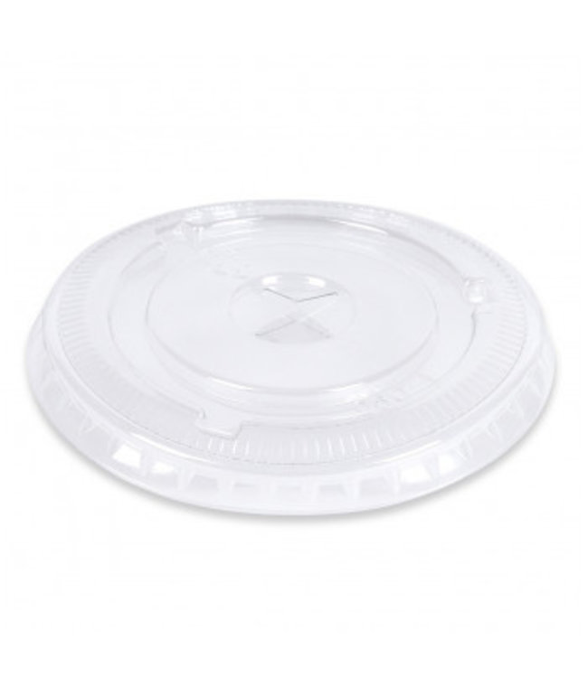 Deksel disp Ø 90 mm vlak met kruisgat - PS | prijs & verp per 1.000 stuks