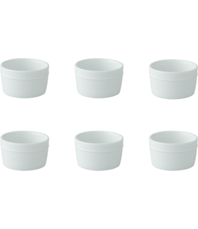 Schaal met rand 5 cl Offwhite Fancy Ivory - Palmer | prijs & verp per 6 stuks