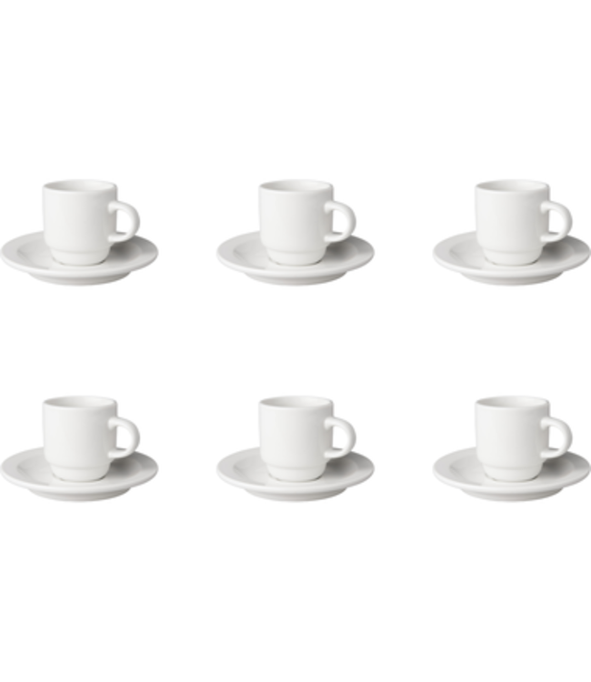 Kop en schotel 14cl  Budgetline - Mammoet | prijs & verp per 6 stuks