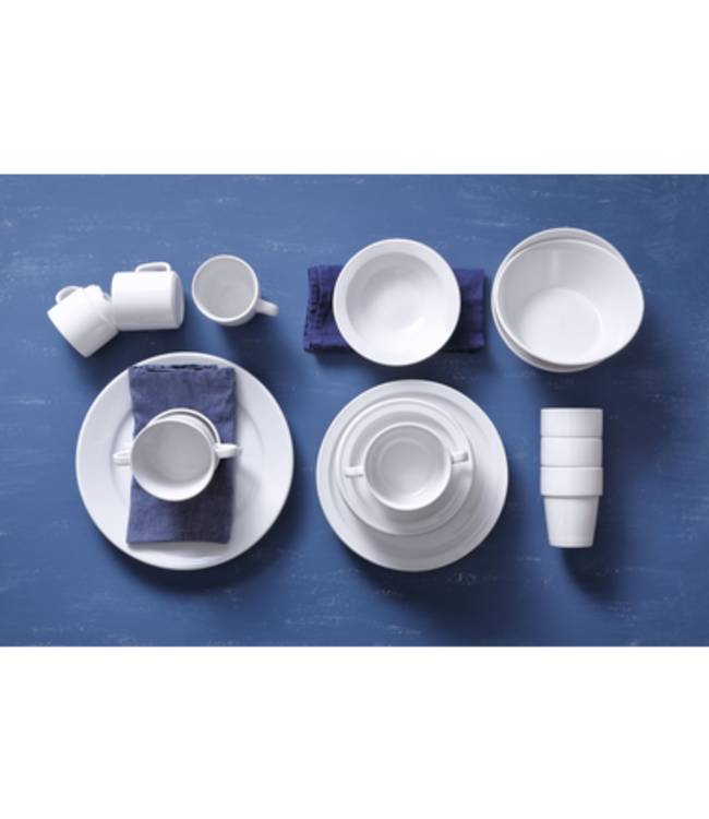 Bord 21 cm smalle rand  Budgetline - Mammoet | prijs & verp per 6 stuks