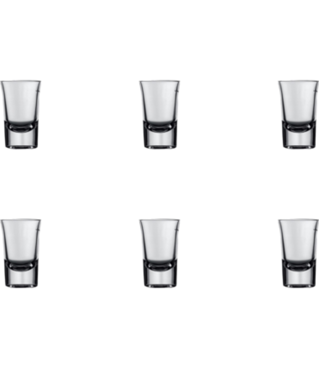 Borrelglas 3,5 cl Bostonshot | prijs & verp per 6 stuks