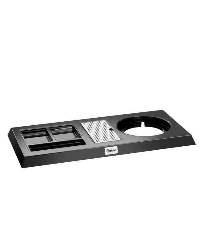 Theestation incl waterkoker dubbelwandig rvs 0,6 ltr - Bartscher