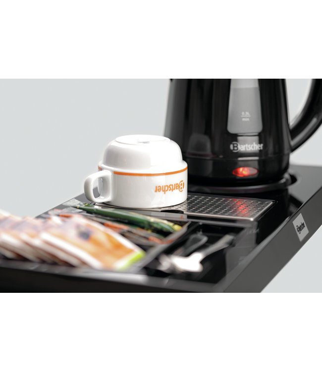 Theestation incl waterkoker enkelwandig kunststof 0,8 ltr - Bartscher