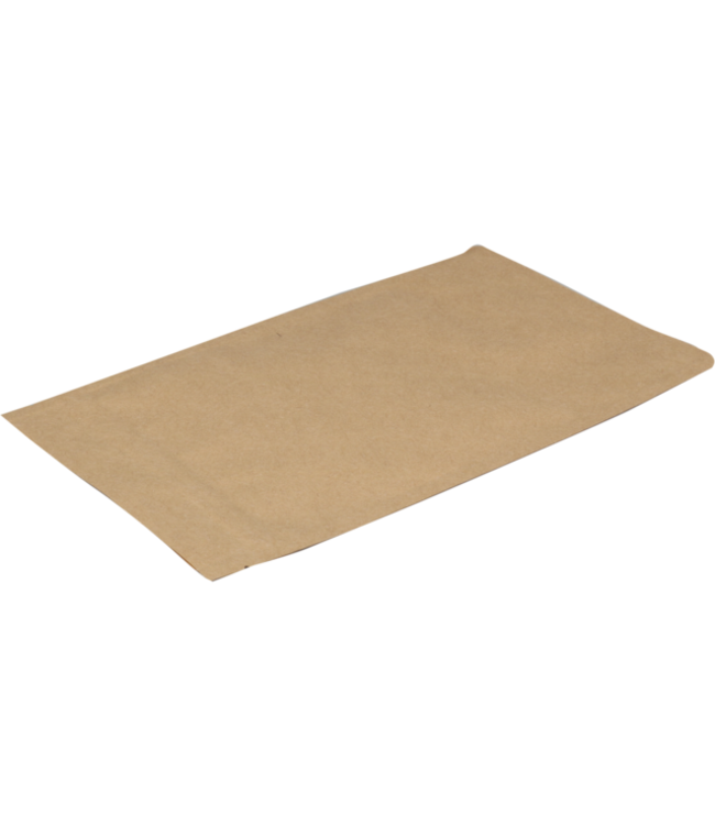 Stazak disp papier/PET 160 x 235 x 30+45 mm bruin met gripsluiting | prijs per 100 stuks