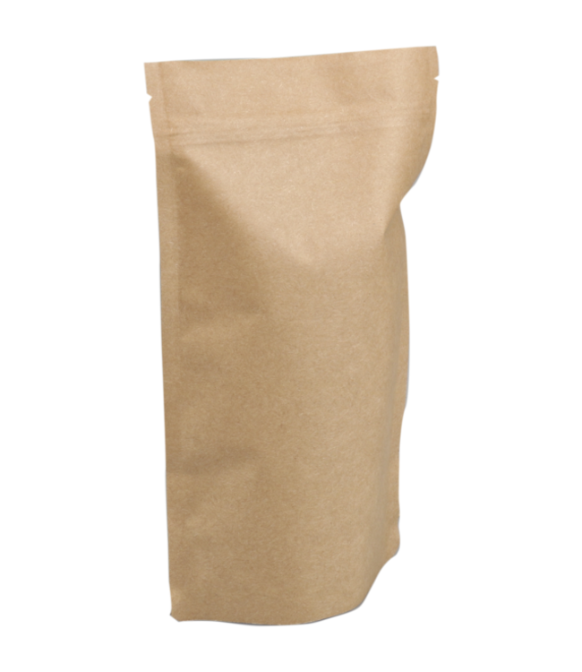 Stazak disp papier/PET 250 x 285 x 30+30 mm bruin met gripsluiting | prijs per 100 stuks