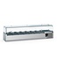 Opzetkoelvitrine 7 x 1/3GN 1600 x 395 x 435 mm - Combisteel