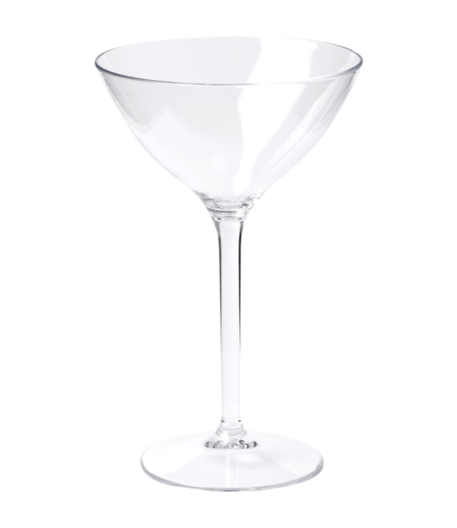 Cocktailglas reusable pETG 30 cl op voet onbreekbaar transparant | prijs & verp per 4 stuks