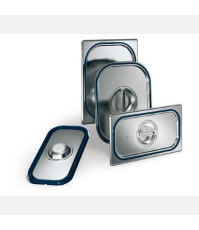 Gastronormdeksel rvs 1/3 waterdicht m/siliconenafdichting - B.PRO