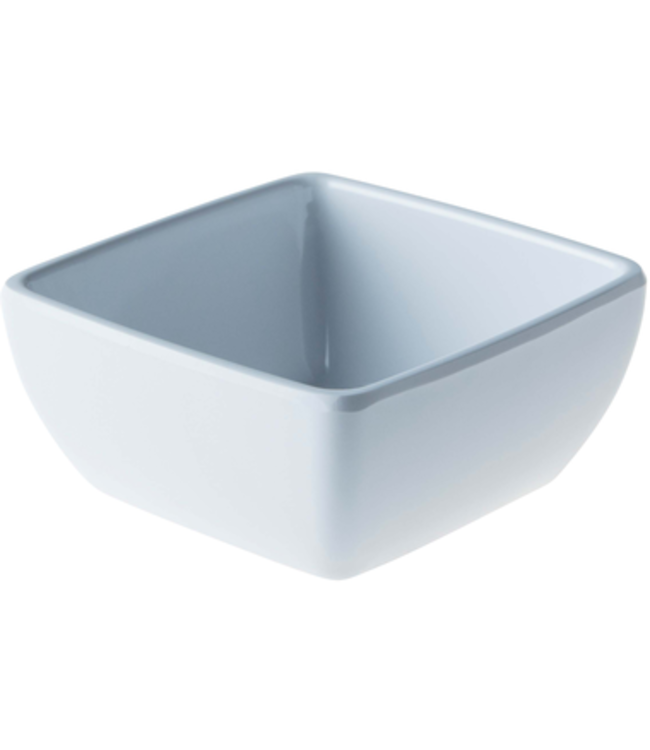 Schaaltje 90 x 90 x 35 mm wit - Melamine | prijs & verp per 24 stuks