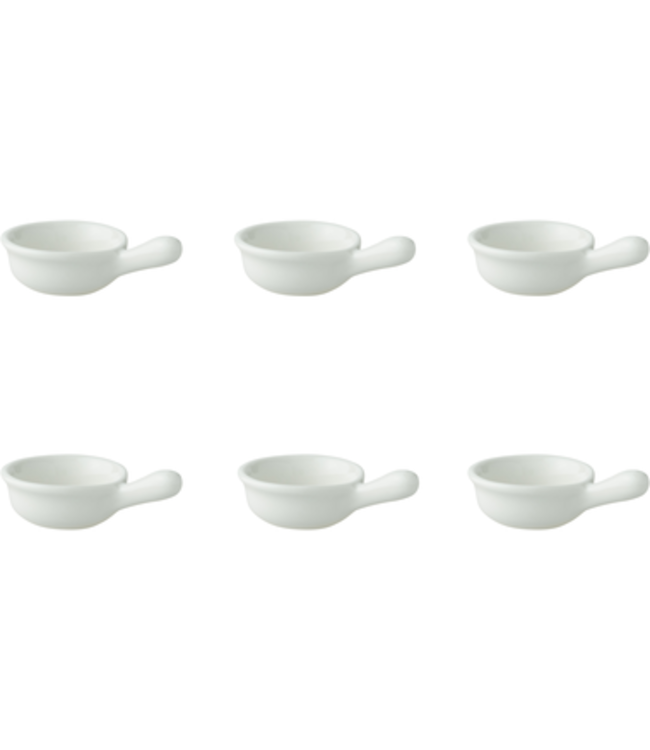 Schaal met greep 4 cl Offwhite Fancy Ivory - Palmer | prijs & verp per 6 stuks