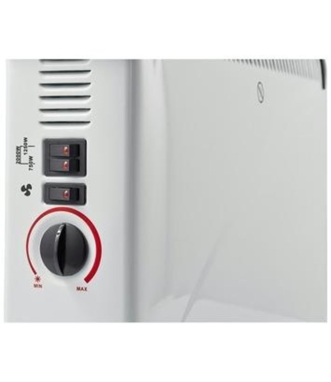 Convectorkachel turbo 2000 watt wit - Handson