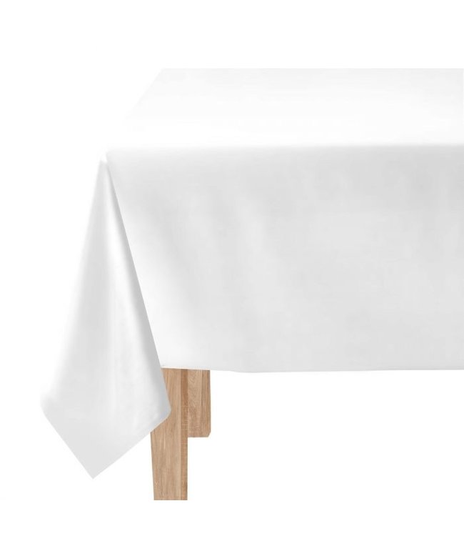Tafelkleed wit 2200 x 1200 mm - PVC | prijs & verp per 2 stuks