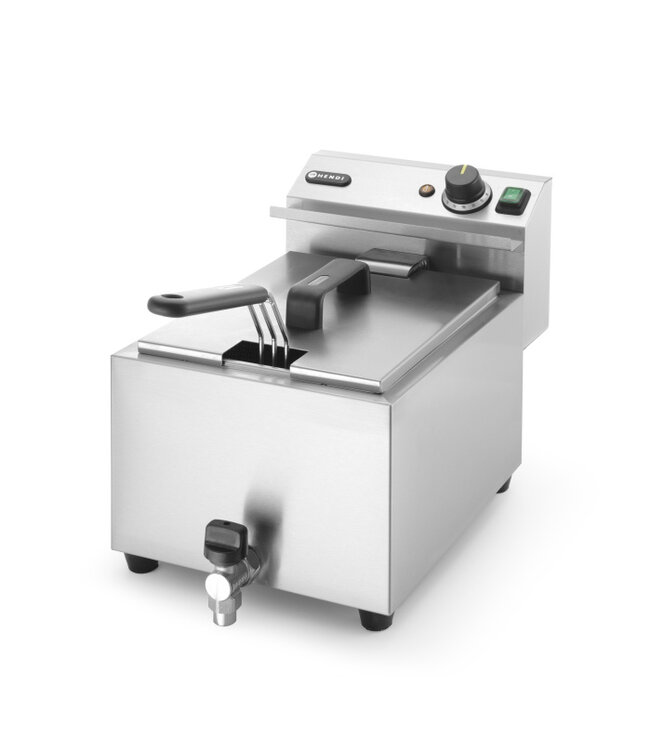 Friteuse met aftapkraan 8 ltr Profiline - Hendi