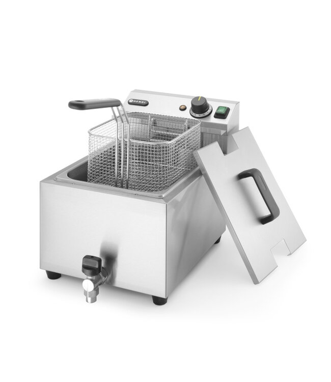 Friteuse met aftapkraan 8 ltr Profiline - Hendi