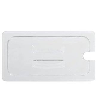 Cambro Gastronormdeksel kunststof PC 1/3 met lepeluitsparing transparant hittebestendig -40/+99 °C Camwear 30CWCN - Cambro