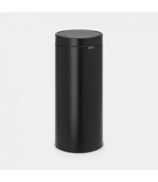 Touch Bin afvalemmer 30 ltr matt black - Brabantia
